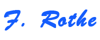 Handschriftliche Signatur von Florian Rothe